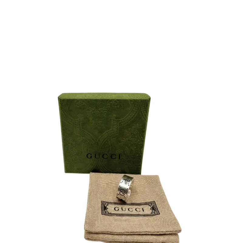 Gioielli>Gucci Anello con incisione ape e GG