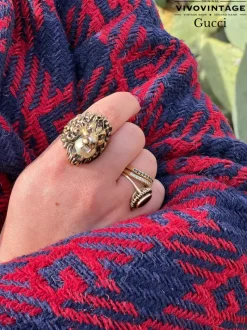 Gioielli>Gucci Anello testa di leone