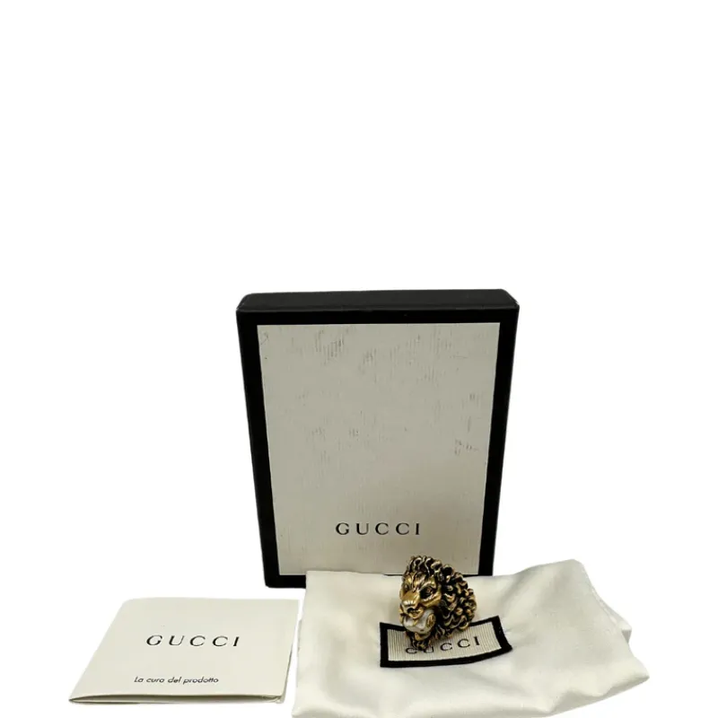 Gioielli>Gucci Anello testa di leone