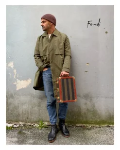 Bauletti|Borse Da Viaggio>Fendi Baule Pequin
