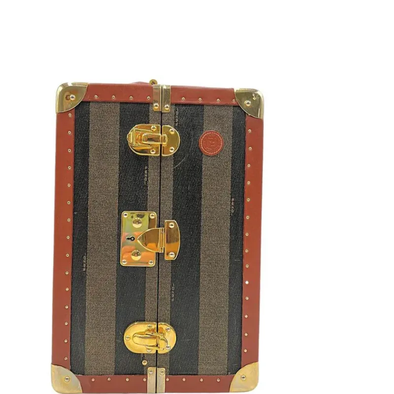 Bauletti|Borse Da Viaggio>Fendi Baule Pequin