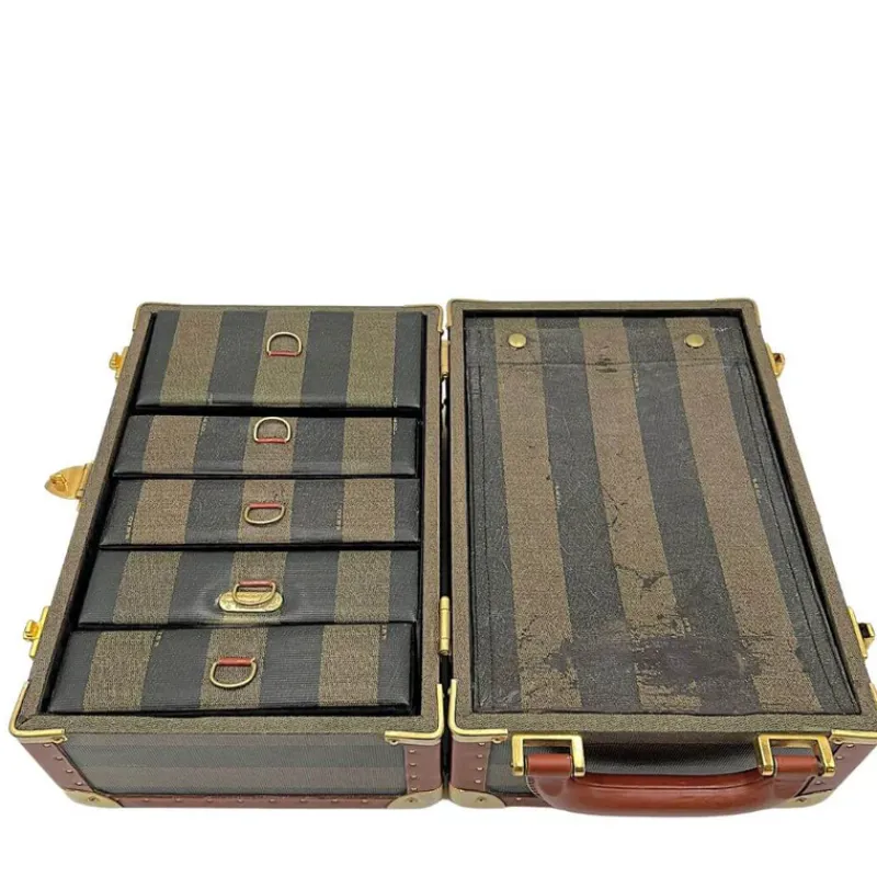 Bauletti|Borse Da Viaggio>Fendi Baule Pequin