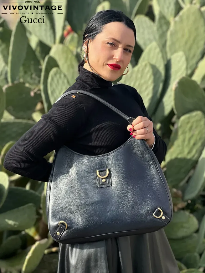 Borse A Spalla>Gucci Borsa a spalla blu