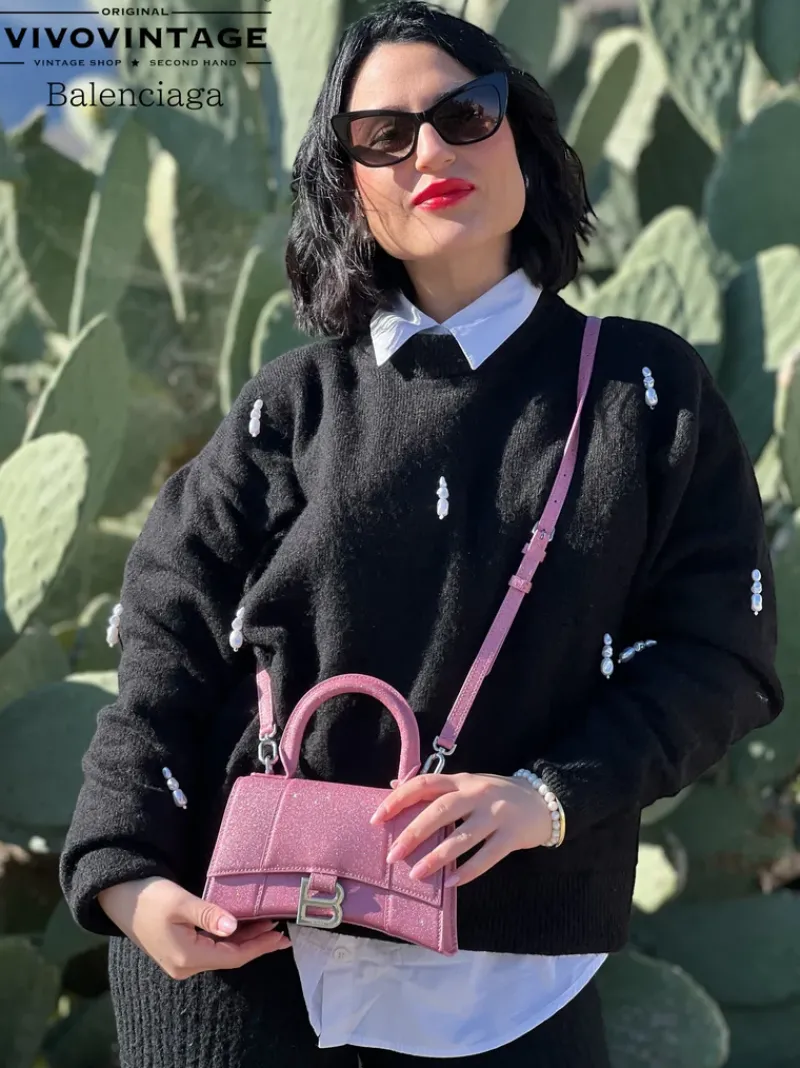 Pochette E Mini Bags|Borse A Tracolla>Balenciaga Borsa Hourglass XS