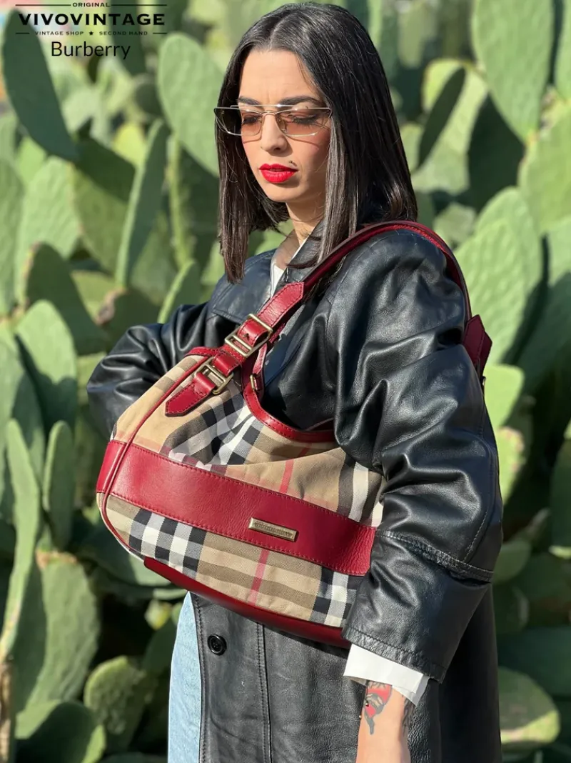 Borse A Spalla>Burberry Borsa tartan
