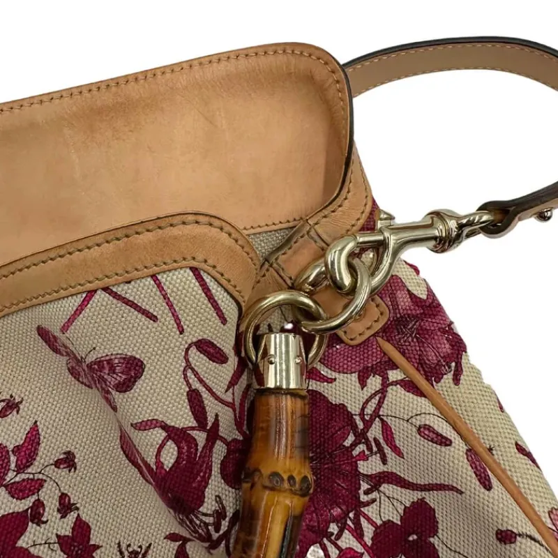 Borse A Tracolla|Borse A Spalla>Gucci Borsa Flora Bamboo