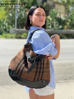 Borse A Spalla>Burberry Borsa Hobo