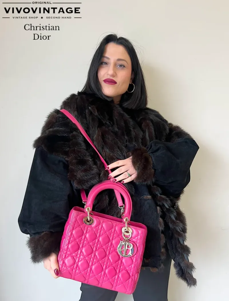 Borse A Tracolla|Borse A Mano>Dior Borsa Lady Media