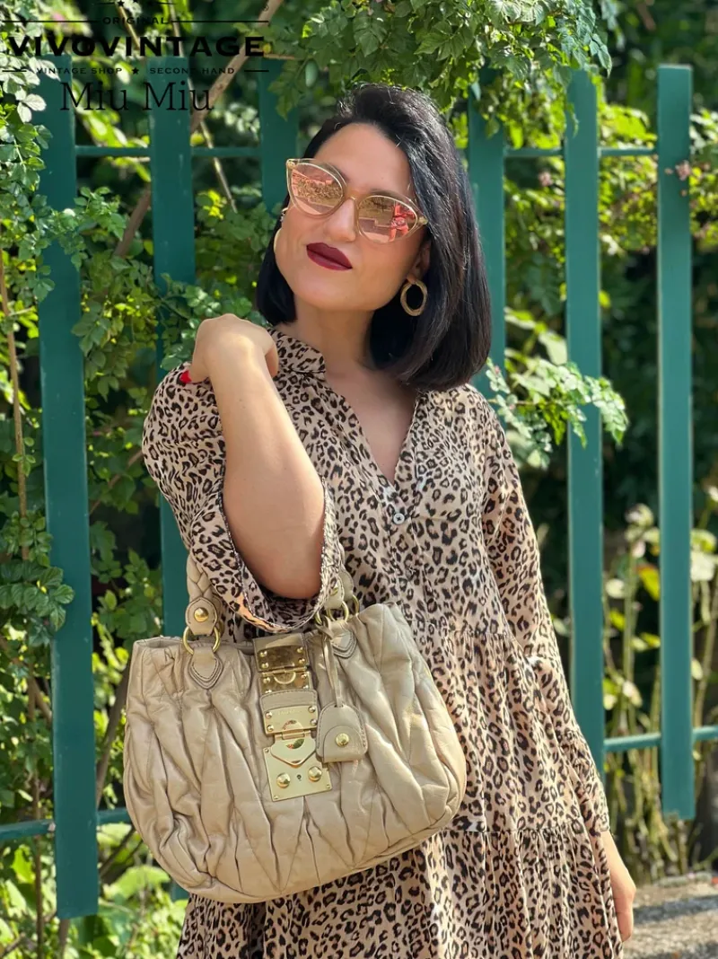 Borse A Mano>Miu Miu Borsa matelassé lux