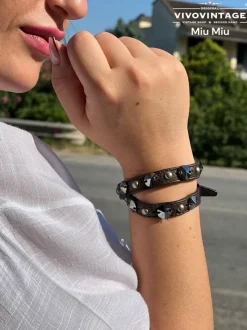 Gioielli>Miu Miu Bracciale marrone