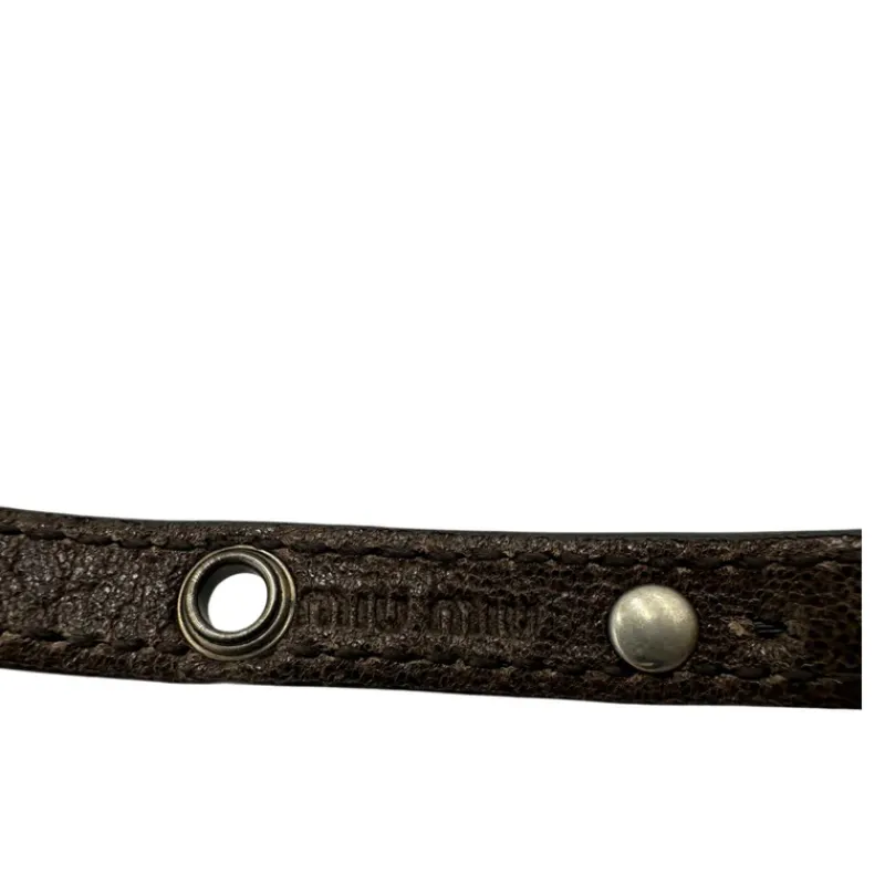Gioielli>Miu Miu Bracciale marrone