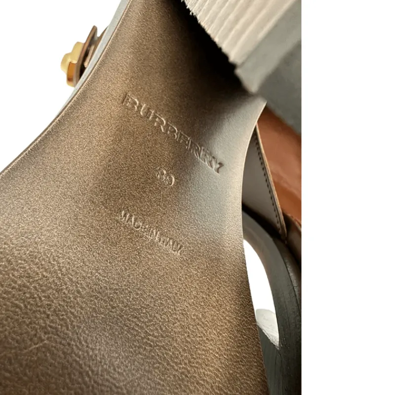 Scarpe>Burberry scarpa con tacco n.39