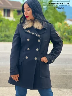Abbigliamento>Prada Cappotto Caban tg 46