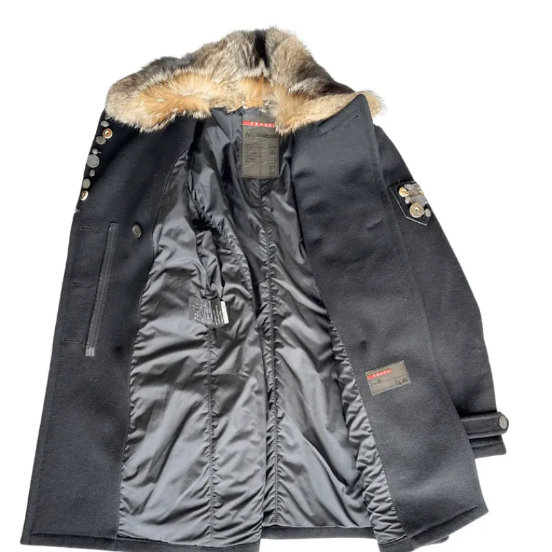 Abbigliamento>Prada Cappotto Caban tg 46