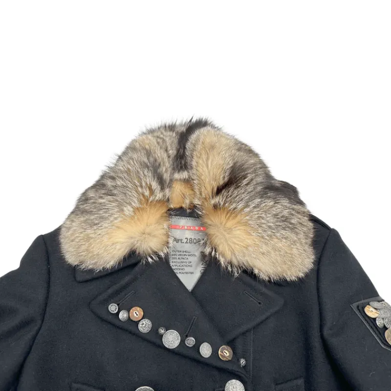 Abbigliamento>Prada Cappotto Caban tg 46