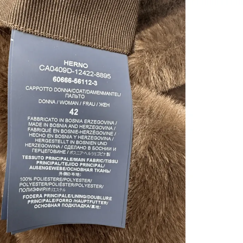 Abbigliamento>Herno Cappotto Teddy tg 42