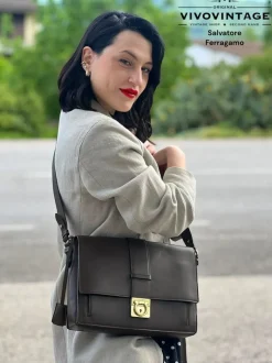 Borse A Tracolla>Salvatore Ferragamo Cartella
