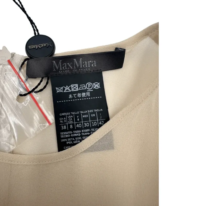Abbigliamento>Max Mara Chemise in seta con stola tg 42