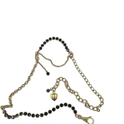 Gioielli|Cinture>Dolce u0026 Gabbana Cinta D&G con strass di cristallo