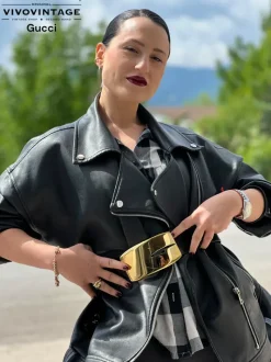 Cinture>Gucci Cintura maxi fibbia tg 44