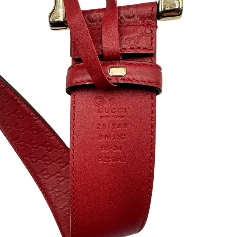 Cinture>Gucci Cintura rossa Tg 42