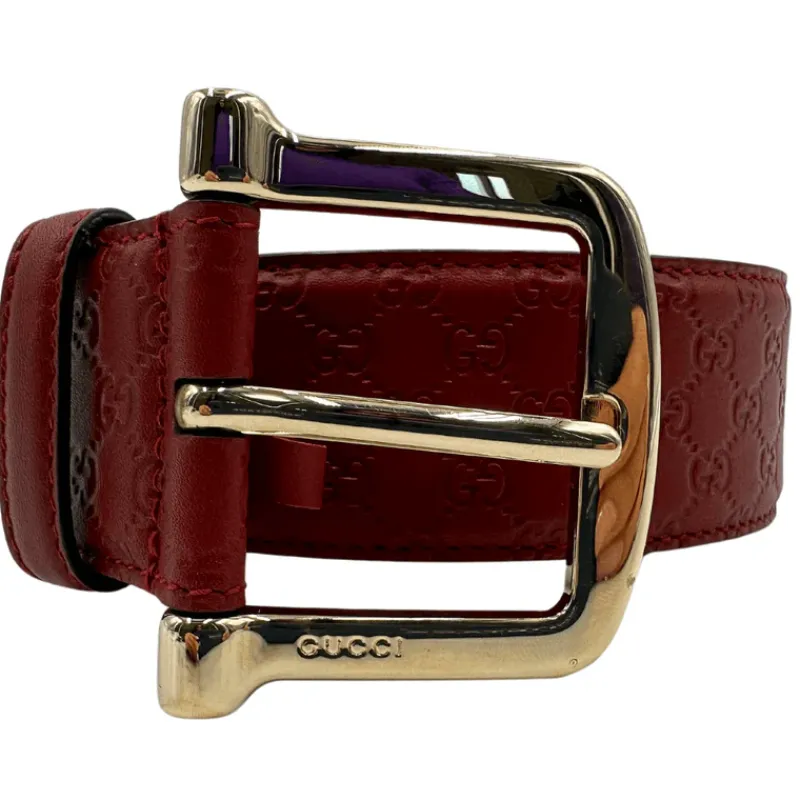 Cinture>Gucci Cintura rossa Tg 42