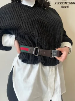Cinture>Gucci Cintura Web elasticizzata tg 38