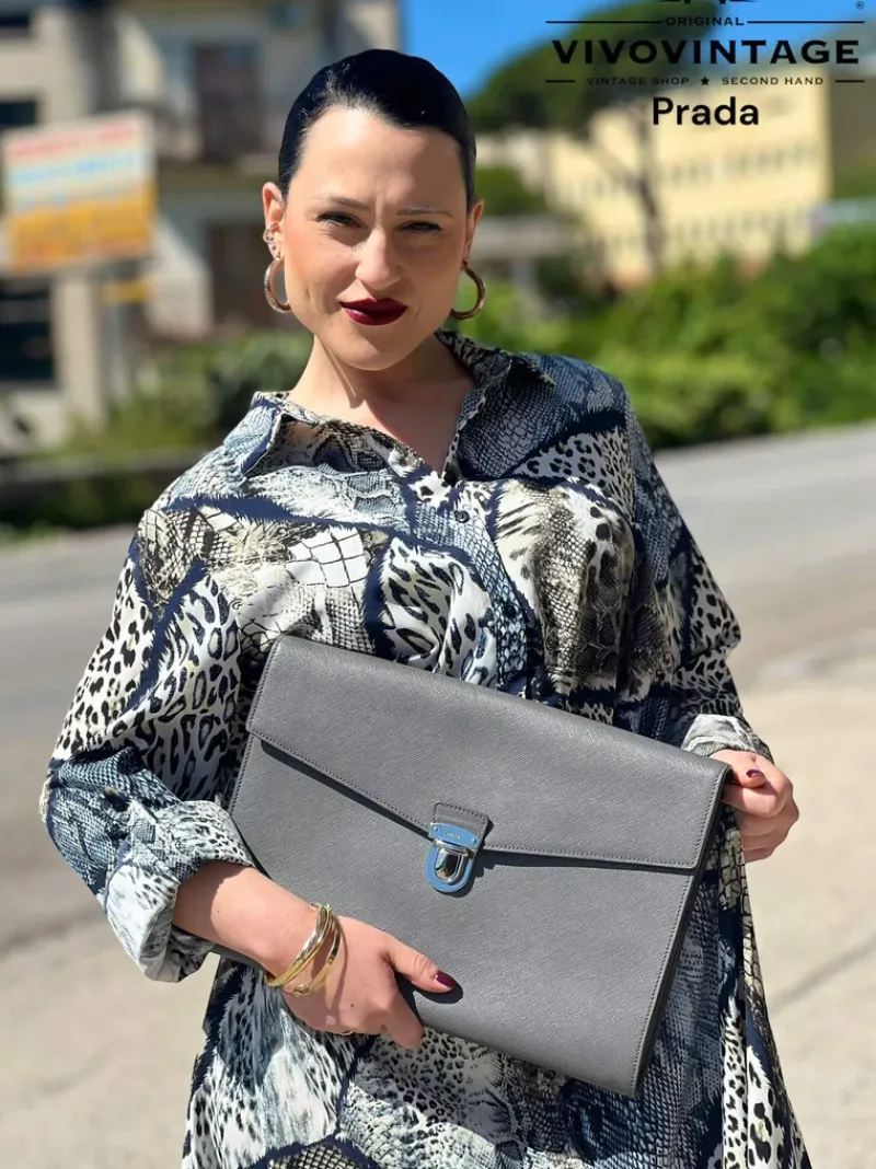 Portafogli|Pochette E Mini Bags>Prada Clutch saffiano