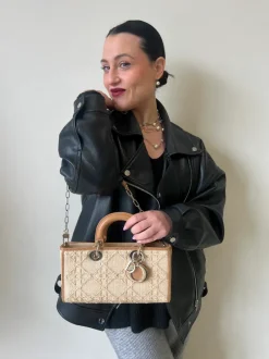 Borse A Tracolla|Borse A Mano>Dior Lady D-Joy Rafia