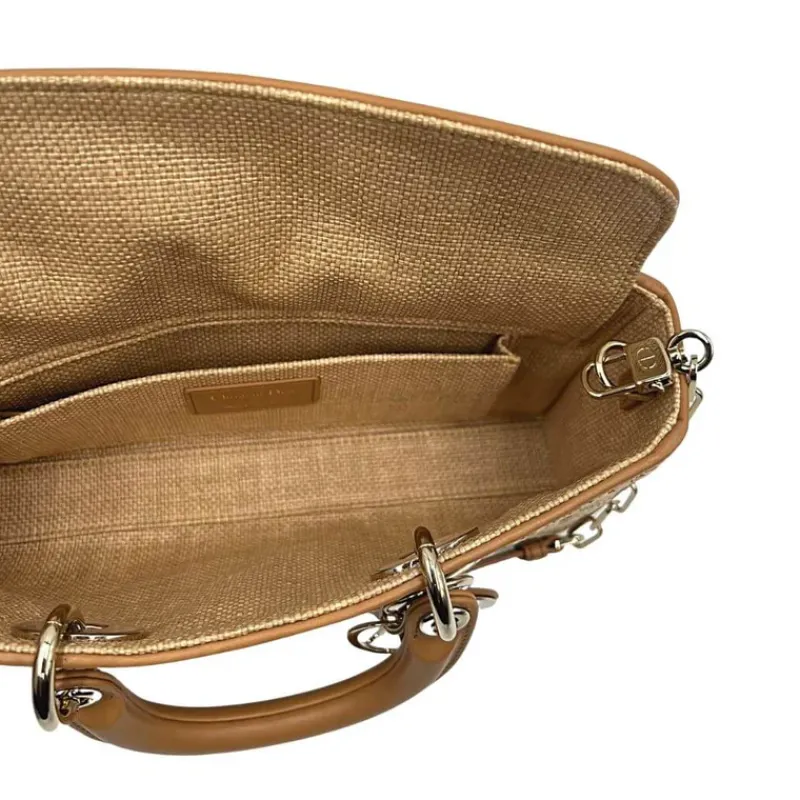 Borse A Tracolla|Borse A Mano>Dior Lady D-Joy Rafia
