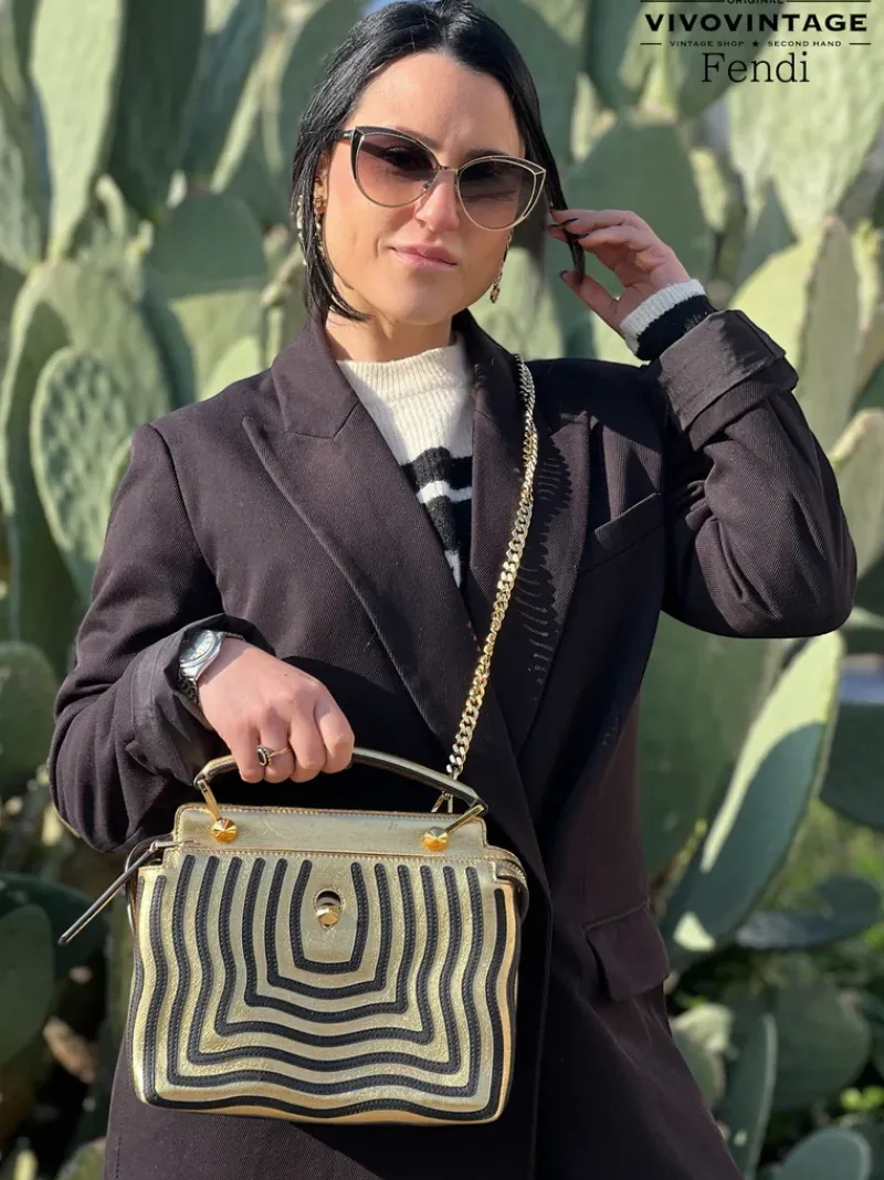 Borse A Tracolla|Borse A Mano>Fendi Dot Com Gold