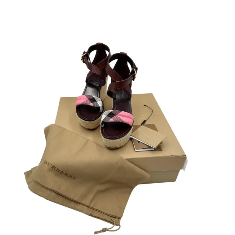 Scarpe>Burberry Espadrillas con zeppa