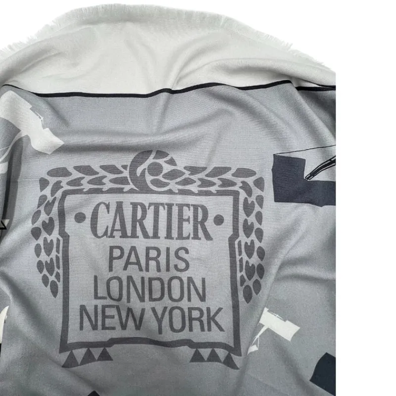 Foulard, Sciarpe E Bandeau>Cartier Foulard grigio