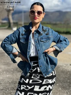 Abbigliamento>Elena Mirò Giacca Denim tg 48