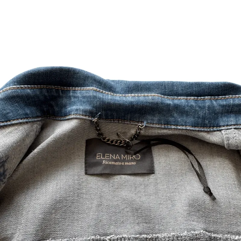 Abbigliamento>Elena Mirò Giacca Denim tg 48