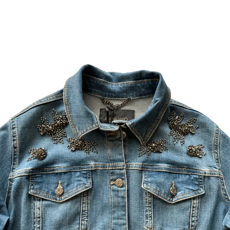 Abbigliamento>Elena Mirò Giacca Denim tg 48