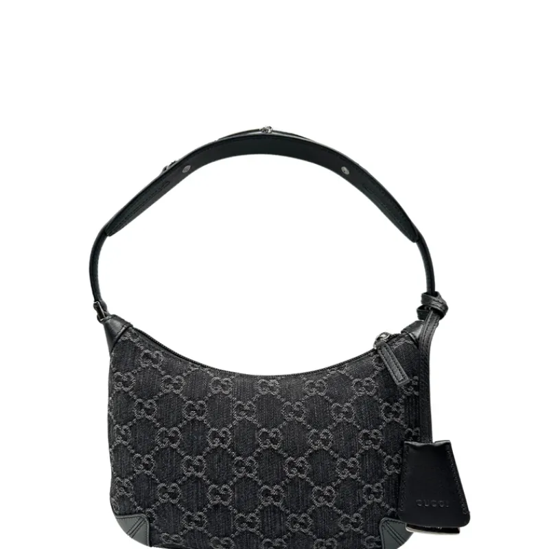 Borse A Spalla>Gucci Hobo Horsebit denim