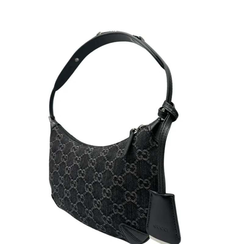 Borse A Spalla>Gucci Hobo Horsebit denim