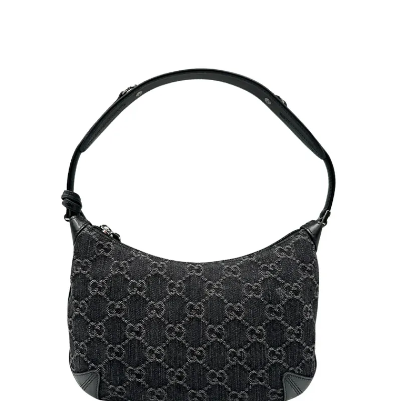 Borse A Spalla>Gucci Hobo Horsebit denim