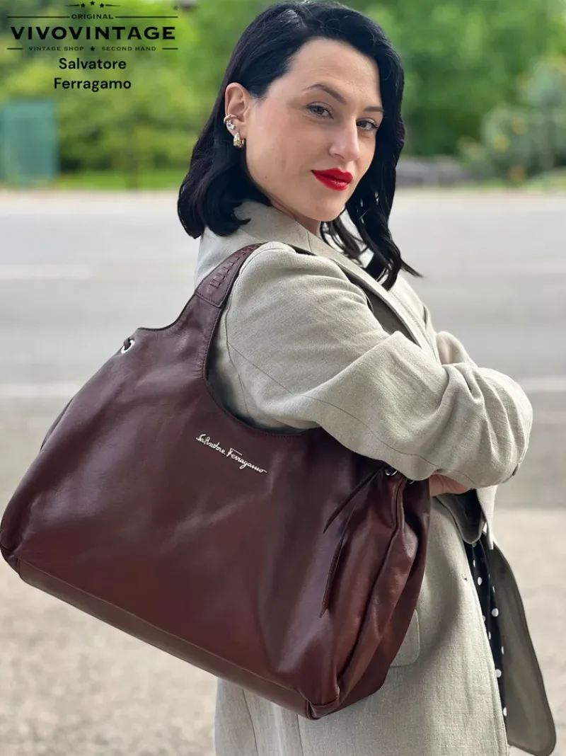 Borse A Spalla>Salvatore Ferragamo Hobo