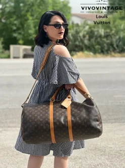 Bauletti>Louis Vuitton Keepall Bandoulière LV 55