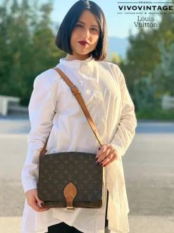 Borse A Tracolla>Louis Vuitton Cartouchière vintage