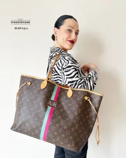 Borse A Spalla>Louis Vuitton Neverfull GM personalizzata
