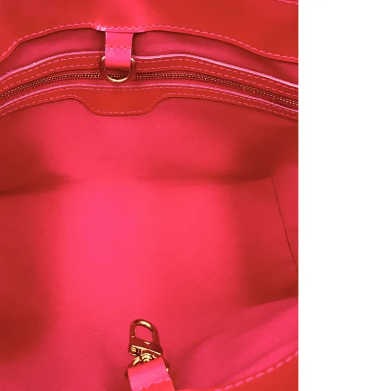 Borse A Mano>Louis Vuitton LV Wilshire vernis fucsia