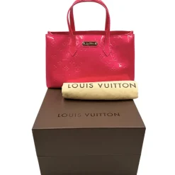 Borse A Mano>Louis Vuitton LV Wilshire vernis fucsia