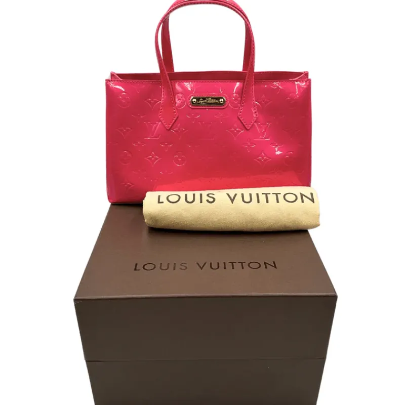 Borse A Mano>Louis Vuitton LV Wilshire vernis fucsia