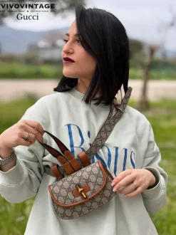 Zaini E Marsupi|Borse A Mano>Gucci Marsupio Bamboo