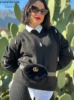 Zaini E Marsupi|Borse A Spalla>Gucci Marsupio velvet