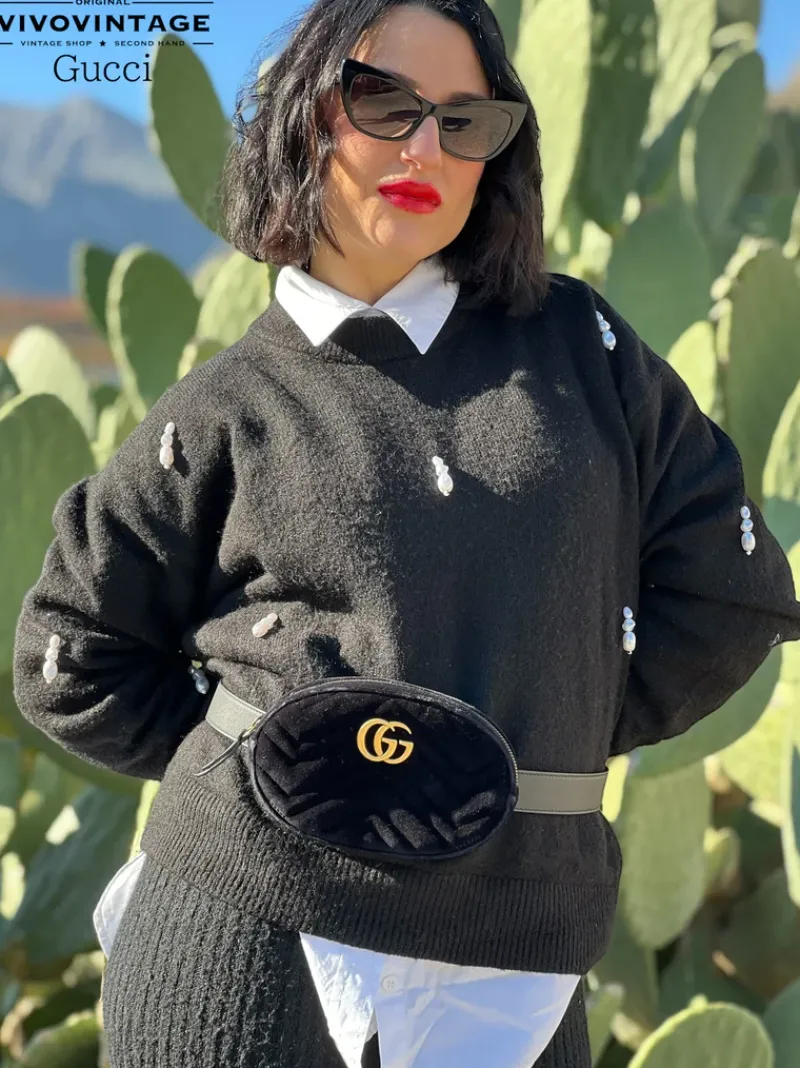 Zaini E Marsupi|Borse A Spalla>Gucci Marsupio velvet