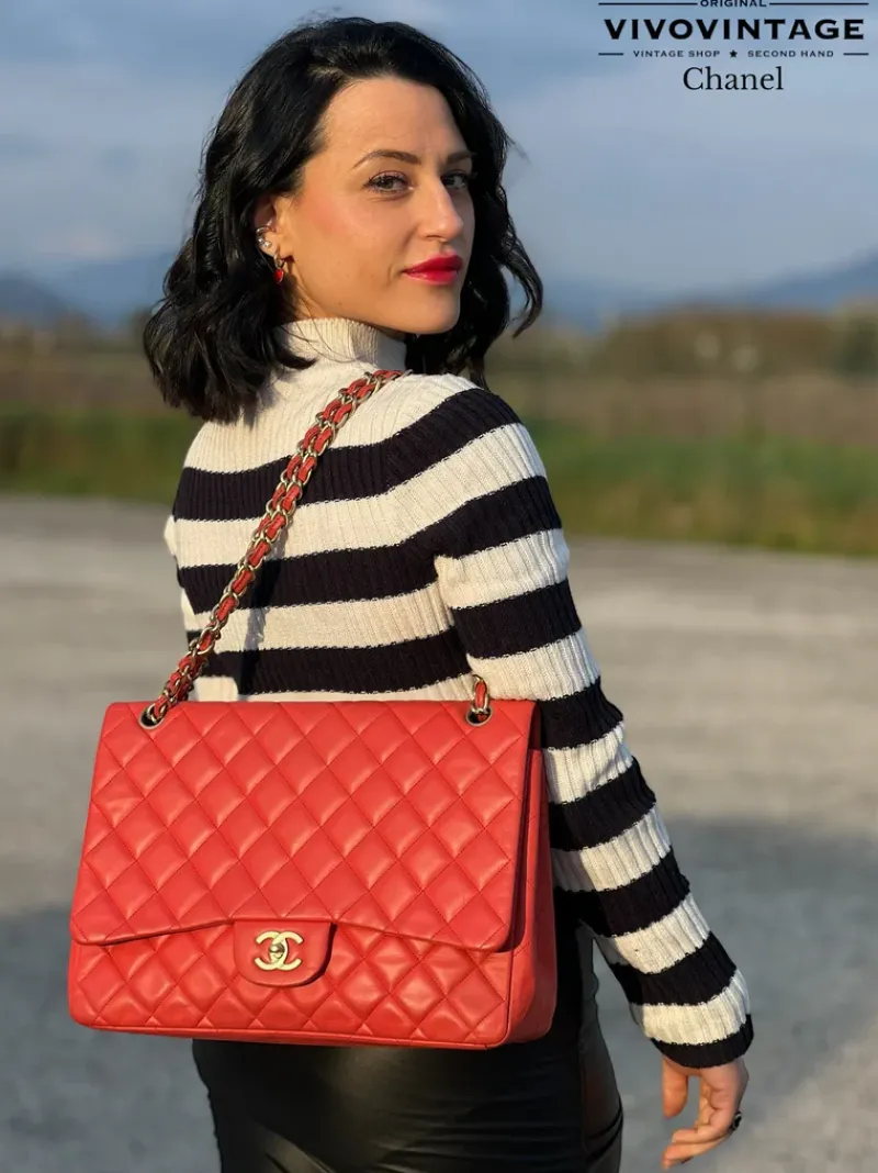 Borse A Tracolla|Borse A Spalla>Chanel Maxi Classic Lambskin Single Flap